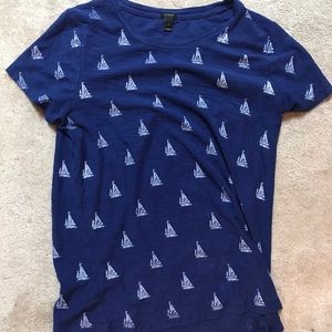 j crew sailboat tee small